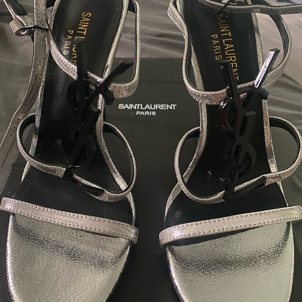 Saint Laurent Cassandra Sandal size 37 great condition 👠👠👠👠👠
